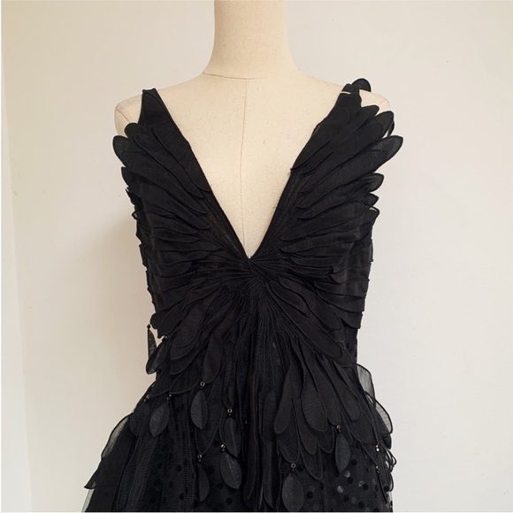 NWT ZIMMERMANN Rhythmic Fluted Tulle Mini Dress Size 2 - Picture 5 of 6